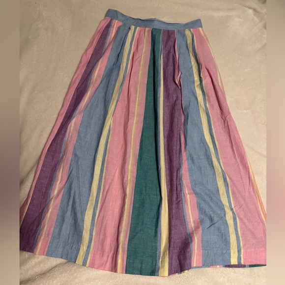 Brooks Brothers Dresses & Skirts - Vintage Brooks Brothers Pastel Striped Skirt